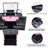 BYOOTIQUE Pink Rolling Makeup Case Trolley Lockable with Mirror Light Pro Large Cosmetic view 2
