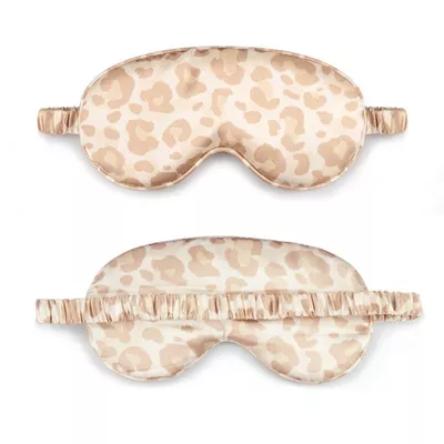 100% Pure Silk Double-Side Shading Eyeshade Sleeping Eye Mask Cover Eyepatch Blindfolds Eyeshade Health Sleep Shield Light DUO ER (Color : 4 Without Bag)