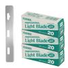 Feather Artist Club ProLight Razor Blades - (3 Pack of 20) - Single Straight Edge Razor Blade Refills for Shaving - For Men, Women, & Barbers view 1