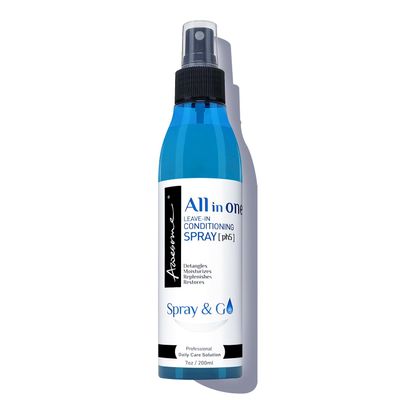 Awesome All in One Leave in Conditioner Spray, ph5, Contains Camellia Japonica Seed Oil, 7 fl oz