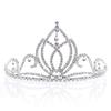 Anderson's Camila Rhinestone Tiara, 3 1/2-Inch Tall Silver Crown with Sparkling Clear Crystals, Adjustable Wedding Tiara for Brides, Prom Queen, Homecoming, Pageants, Sweet 16 & Quinceaera view 1