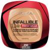 L'Oreal Paris Makeup Infallible Fresh Wear Foundation in a Powder, Up to 24H Wear, Waterproof, Radiant Sand, 0.31 oz. view 1