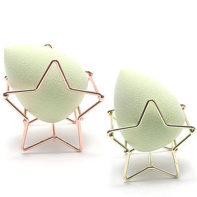 AKOAK Makeup Sponge Rack, Star Shaped, Stainless Steel, Green, 2 Pack - Store, Dry & Organize Makeup Sponges & Tools