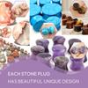 BodyJ4You 18PC Body Piercing Stone Plugs - Ear Stretching Balm Organic Jojoba Oil Aftercare - Big Gauge 20mm (3/4") - Saddle Double Flared Tunnels Expander Earrings view 4