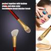 OYE A Set Of Goat Hair Makeup Brush Is More Than Just Goat Hair like Horse Hair makeup brushes and snythetic foundation brush with red handle and white goat hair as the best gift for birthday view 3