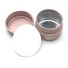 0.5oz/15ml Rose Gold Aluminum Tin Jar with Screw Lid 1/2 oz Containers with Lids 1/2-Ounce Metal Steel Tin Cosmetic Sample Containers for Lip Balm DIY Salve Spice Candies Crafts, 24 Pack view 3
