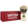 Simpsons Chubby 2 Best Shaving Brush - CH2 High Density Knot, Hand-Turned Ivory Handle Simpson Shaving Brushes - Wet Shave Deluxe Thick & Luxurious Lather Handle Dense & Extra Soft Bristles view 1