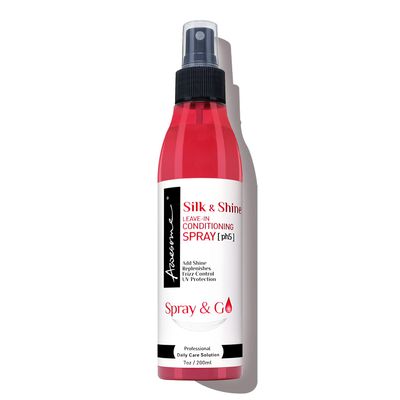 Awesome Silk & Shine Leave in Conditioner Spray, pH5, Leaves Excellent Scent, Anti-Frizz, Provides Freshness Feeling, UV Protection, 7 fl oz