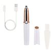 BesYouSel Eyebrow Hair Remover Painless Hair Remover Portable Eyebrow Trimmer Eyebrow Remover Electric Eyebrow Razor for Face Lips Facial Hair Removal White,1-Pack view 1