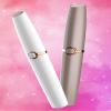 BesYouSel Eyebrow Hair Remover Painless Hair Remover Portable Eyebrow Trimmer Eyebrow Remover Electric Eyebrow Razor for Face Lips Facial Hair Removal White,1-Pack view 3