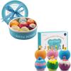 Aofmee 2 Sets of Bath Bombs, 7 pcs Relaxing & Soothing Gift Set + 6 pcs Kids Gift Set view 1