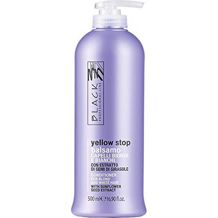 Black Professional Line Yellow Stop Conditioner, 500 ml./16.9 fl.oz.
