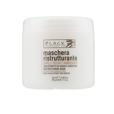Black Professional Line Chocolate & Keratin Hair Mask, 500 ml./16.9 fl.oz.