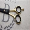 Bianco Instruments Black Gold Professional Hairdressing Shears Made in USA Sizes 7.5" view 3