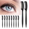10pcs/set Eyelash Comb, Reusable Eyelash Brush, Plastic Lightweight Eye Lashes Separator Eyelash Grooming Brushes Eye Makeup Brush Tool for professional use and home view 3