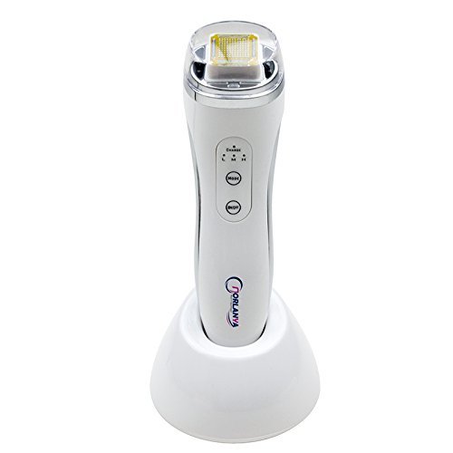 NORLANYA Mini Anti-Aging Dot Matrix SkinLift Device, Wrinkle Reduction Face Lifting Machine (Platinum Head, Charging Dock)