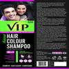 VIP NATURAL HAIR COLOUR SHAMPOO BLACK - 3 IN 1 SHAMPOO HAIR COLOUR CONDITIONER, 400ML - WITH EXPRESS SHIPPING view 3