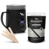 NOVA Melt Warmer for Hair Removal - Mini Waxing Kit with 1lb/500g Hard Wax Beads, 1.1lb Waxing Sticks - Ideal for Face, Body, and Sensitive Areas view 1