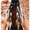 Aceorna Boho Feather Headbands Hippie Gypsy Indian Hairbands Tassels Head Piece Costume Hair Accessories Festival Headdress for Women view 1