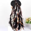 Aceorna Boho Feather Headbands Hippie Gypsy Indian Hairbands Tassels Head Piece Costume Hair Accessories Festival Headdress for Women view 4
