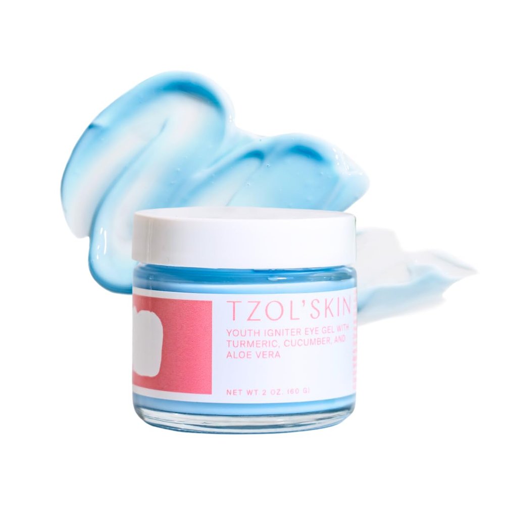 TZOLSKIN - Youth Igniter Eye Gel - For Tired Eyes - Reduces Look of Puffiness, Fatigue & Dark Circles - Hydrating & Smoothing - Caffeinated - No Paraben, Silicones & Sulfates - Vegan - Cruelty Free