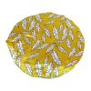 1 PCS Eco-friendly PEVA Lined Shower Cap, Cute Printed Exterior Large Bath Cap for Hair Treatment (07 Yellow Feather) view 2
