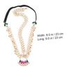 Beaupretty Bohemian Rhinestone Bridal Headband Alloy Word Chain Hairpiece for Weddings Carnivals and Cosplay Events Elegant Accessory for Brides and Special Occasions view 2