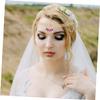 Beaupretty Bohemian Rhinestone Bridal Headband Alloy Word Chain Hairpiece for Weddings Carnivals and Cosplay Events Elegant Accessory for Brides and Special Occasions view 3