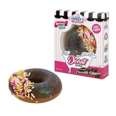 3" Chocolate Dipped Scented Donut Soap