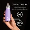 Microderm GLO GEM Diamond Microdermabrasion and Suction Tool - Blackhead Remover Pore Vacuum Advanced Facial Treatment Machine - Anti Aging Wrinkle Care for Collagen Production & Acne Scars (Purple) view 2