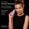 Microderm GLO GEM Diamond Microdermabrasion and Suction Tool - Blackhead Remover Pore Vacuum Advanced Facial Treatment Machine - Anti Aging Wrinkle Care for Collagen Production & Acne Scars (Purple) view 3