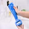 Magik Silicone Bath Shower Towel Rub Brush Pull Back Strip Scrubber Exfoliating Scrub Tool (Blue) view 3