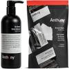 Anthony No Sweat Body Defense and Shower Sheets Bundle, Anti-Chafe Talc Free Cream To Powder Lotion, 16 Fl Oz, and Pack Of 12 Shower Sheets view 1