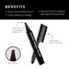Pacinos Beard Pencil Filler - Water Proof, Long Lasting Coverage & Natural Finish - Beard, Moustache & Eyebrows - Micro-Fork Tip for Seamless Application - Bristle Brush Included (Dark Brown) view 3