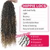 Goddess Locs Crochet Hair 18Inch Faux Locs With Curly Ends Synthetic Crochet Hair Pre Looped Boho Faux locs Bohemian Crochet Braids 4Packs(1B/27, 18inch) view 3