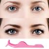 24 Pieces Plastic False Eyelash Applicator Clip Eyelash Extension Tweezers Remover Tool Tweezers for Application and Removal(Pink) view 3