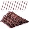 MORGLES 2 Inches Brown Bobby Pins Bulk, 120PCS Brown Hair Pins with Box for Women Girls view 1
