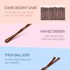 MORGLES 2 Inches Brown Bobby Pins Bulk, 120PCS Brown Hair Pins with Box for Women Girls view 3