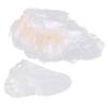 Backbayia 100 Pieces Disposable Paraffin Bath Liners Clear Plastic Foot Covers Socks for Pedicure Hot Spa Wax Treatment view 1