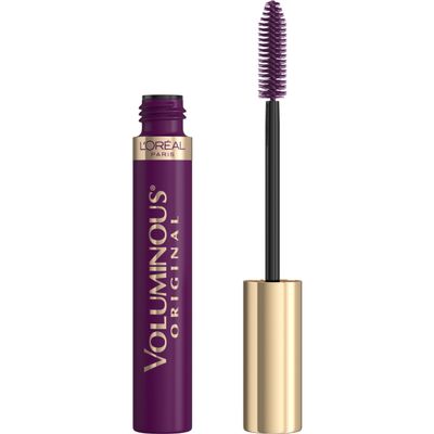 L'Oreal Paris LOreal Paris Original Voluminous Mascara, Building Mascara Volume and Length Formula, Washable, Deep Violet, 0.26 Fl Oz., 1 Count