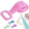 Silicone Bath Body Brush-Silicone Back Shower Scrubber Exfoliating Brush-Bath Belt Exfoliating Back Brush Belt-Bath Towel for Dead Skin Remover,Dual Sided,Easy to Clean, Eco Friendly (Blue) view 1