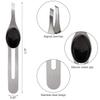 ANCIRS 4 Pack Tip Tweezers for Eyebrow, Non-Slip Grip Tip Tweezers, Professional Stainless Steel Precision Pointed Blackhead Splinter Removal Tool for Women & Girls view 2