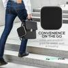 OPTIPAK Multipurpose Purse Pouch | Neoprene Makeup Bag with Zipper Pouch & Carabiner Keychain | Portable Travel Cosmetic Bag, Womens Travel Makeup Tote (Pack of 1) view 3