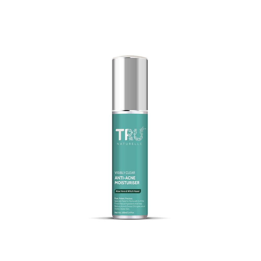 TRU NATURELLE Face Moisturiser Gel With Aloe Vera And Witch Hazel | For Oily Skin, Sensitive Skin, Anti Scars & Anti Acne | 100Ml