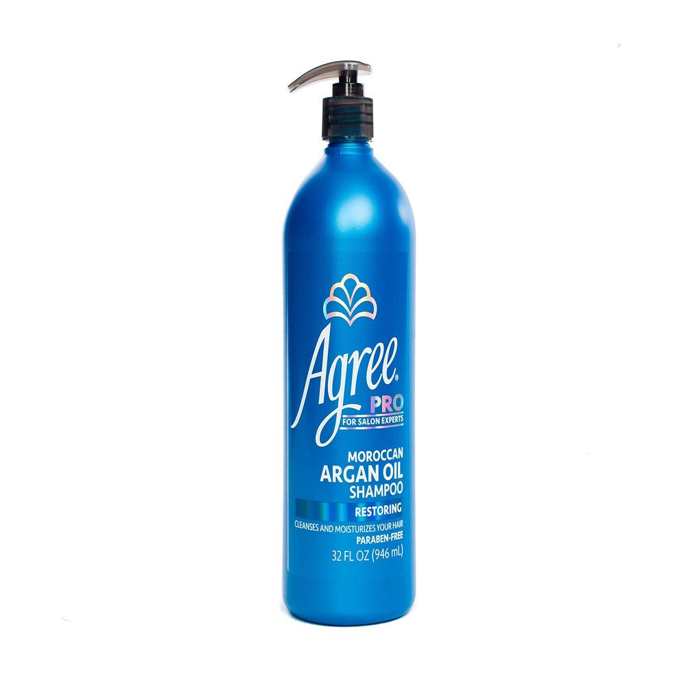 Agree Argan Oil Shampoo, Color Safe and Paraben Free, 32 oz