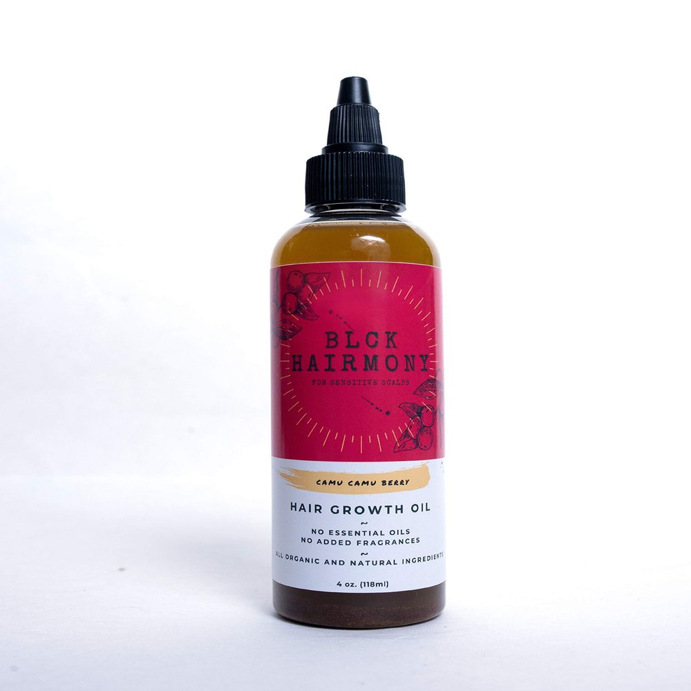 Blck Hairmony 100% Vegan Hair Growth Oil for Sensitive Scalps