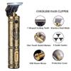 RESUXI Cordless Hair Trimmer for Men, Professional Electric Hair Clippers Barber Trimmer, Mens T-Blade Beard Trimmer Zero Gapped Edgers Gold Knight Close Cutting Haircut Kit view 2