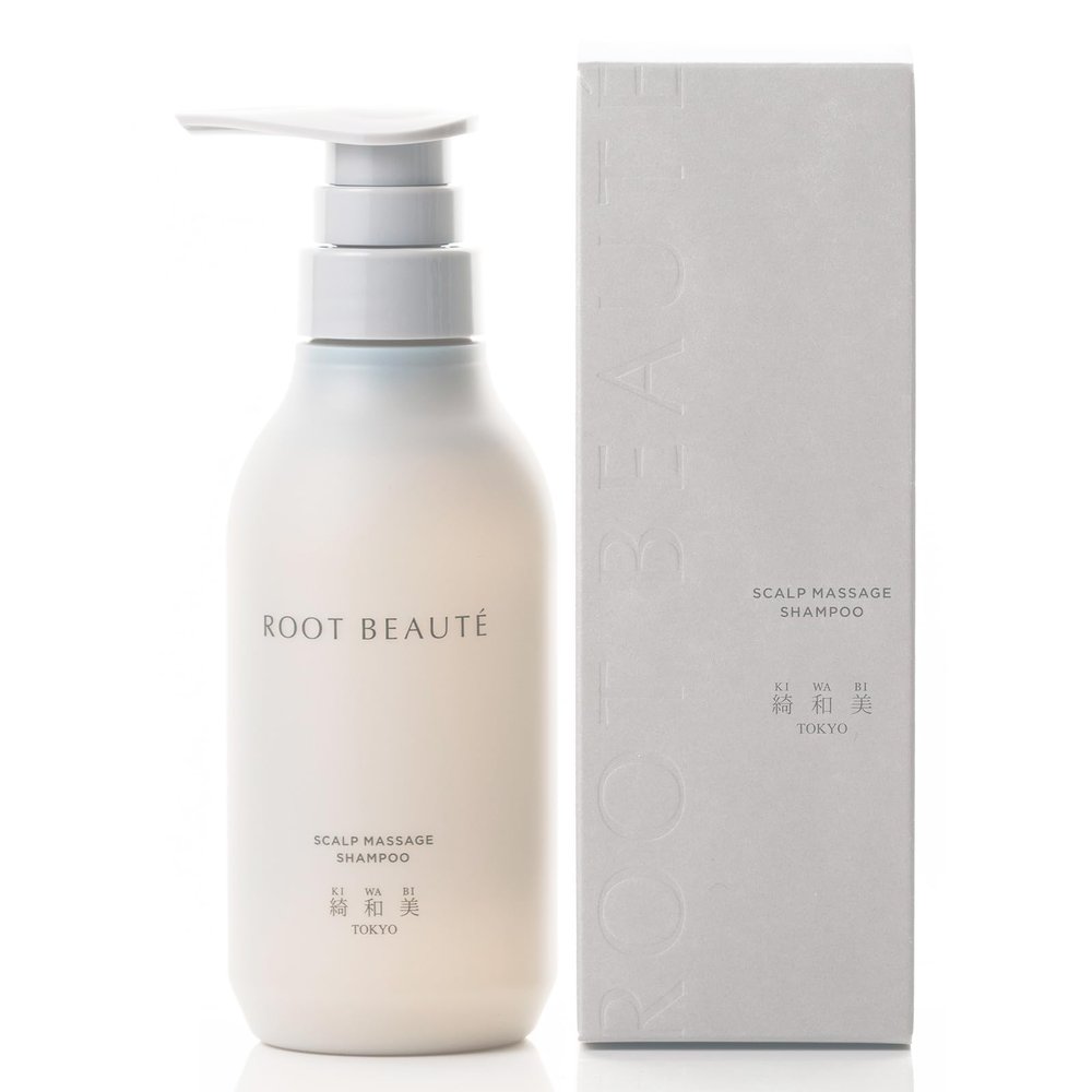 Kiwabi Root Beaut Itchy Scalp Shampoo Sulfate-Free Natural Shampoo for Dry, Oily & Sensitive Skin ph-Balanced Scalp Treatment with 23 Botanicals for Hair Growth & Hydration