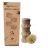 eplanita Replacement Brush Heads (Pack of 4) for Bamboo Dish Brush, Sisal Bristle Refills, Agave Cactus Fibres, Kitchen Eco Scrubber, Plastic Free Washing Up, Zero Waste Cleaning view 1