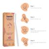 Sanfe Glide Reusable Face & Eyebrow Razor For Women | For Safe & Painfree Facial Hair Removal - Pack of 1 (3pcs) | Razor for Face, Eyebrows, Upper Lips, Chin, Side Locks, Forehead | For Soft Hair view 4